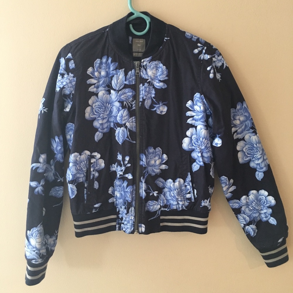 Gap Floral Bomber Jacket
